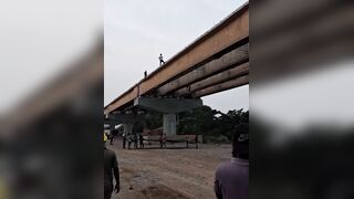 Worker Leaps From Bridge Under Construction In Protest Over Unpaid Wages