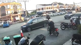 Gruesome CCTV Captures Elderly Woman Crushed to Death by Speeding Perodua Aruz
