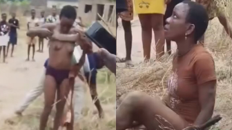 Woman Caught With Stolen Goats, Beaten By Village Authorities