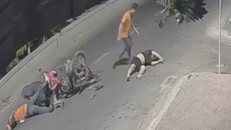 Head On Crash Of Two Motorcycles Leaves Both Riders Seriously Injured