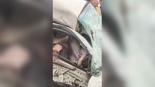 Two Killed After Bus Crashed Into A Car At The Intersection In Bangladesh