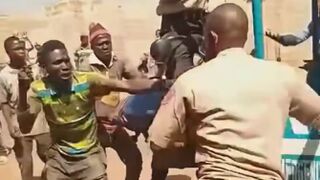 Man Fights With Police Seizing His Motorcycle