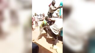 Man Fights With Police Seizing His Motorcycle