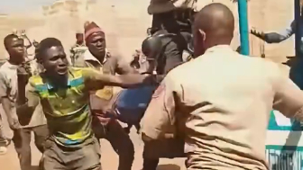 Man Fights With Police Seizing His Motorcycle