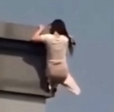 In South Korea, a girl attempted suicide