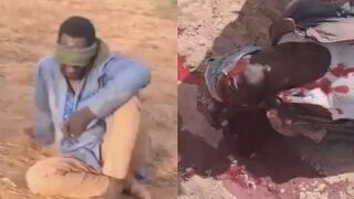 {Extended}Interrogation & Execution Of 3 Civilians Accused Of Collaborating With Army