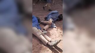 {Extended}Interrogation & Execution Of 3 Civilians Accused Of Collaborating With Army