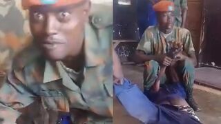 Thief Abused By Police In Congo