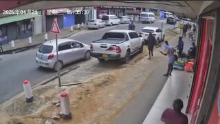 Homeless POS Stabs Unsespecting Woman In The Face In Suriname
