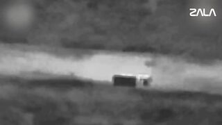 MLRS Vampire incinerated with the crew.