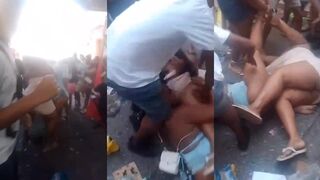 Tits And Butts Flashed During Fight At Concert In Brazil