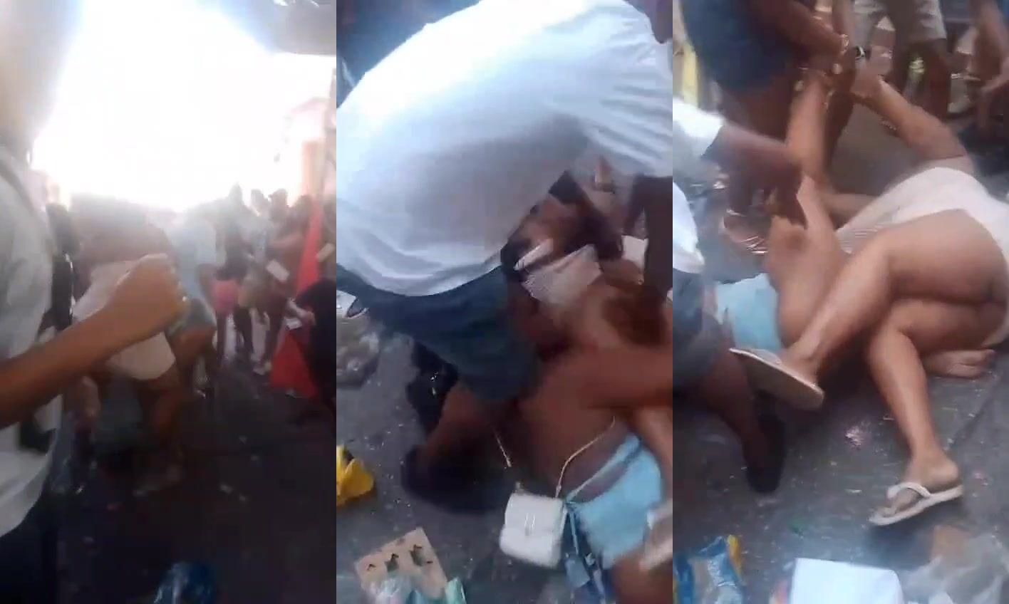 Tits And Butts Flashed During Fight At Concert In Brazil