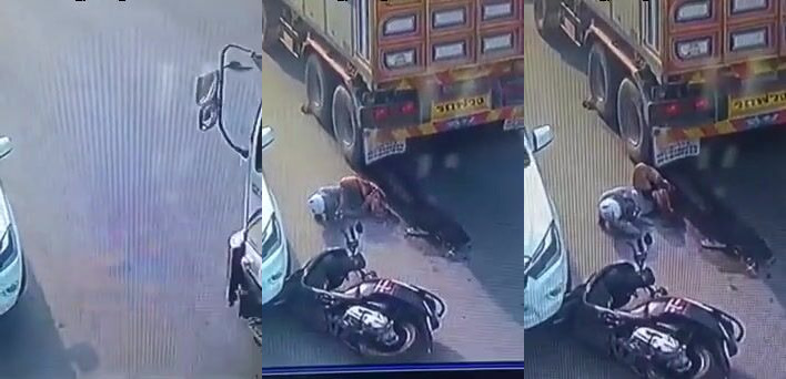 Classic And Brutal: 18 year old girl run over by an 18-wheel trailer truck
