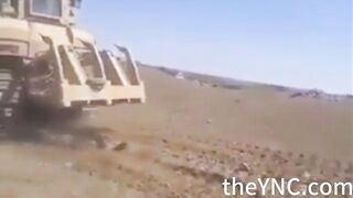 A Dead Islamic State Member Was Bulldozed Repeated Rolling