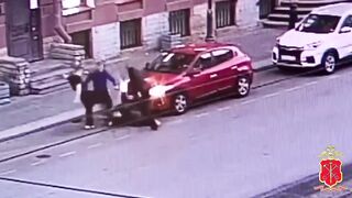 Brutal fight in St. Petersburg