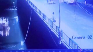 CCTV Horror in Srinagar: Young Man Leaps from Budshah Bridge into Jhelum River