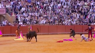 Peruvian bullfighter Andrés Roca Rey suffers serious goring in Seville
