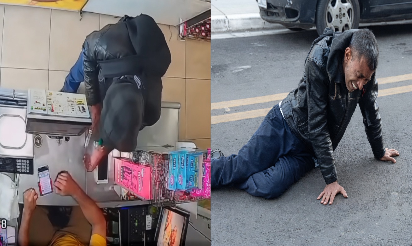 Crawling Like a Worm: Robber Shot While Fleeing After Failed Store Heist