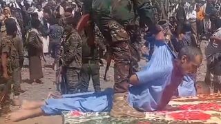Another Video of the Public Execution of Convicted Killers In Yemen