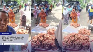 While broadcasting live on TikTok, this man experienced a mild stroke.