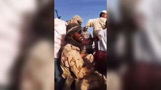 SICK: Sudanese Soldier Plays With Guts Of RSF Fighter