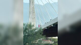 Woman Jumps From The Bridge In Mexico