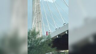 Woman Jumps From The Bridge In Mexico