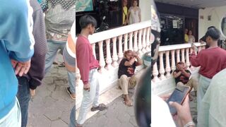 Thief Beat And Hit In The Head With A Rock