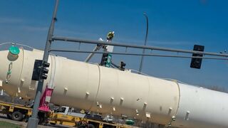 Boom Truck Worker Thrown from Bucket While Guiding Oversized Load in Western Minnesot