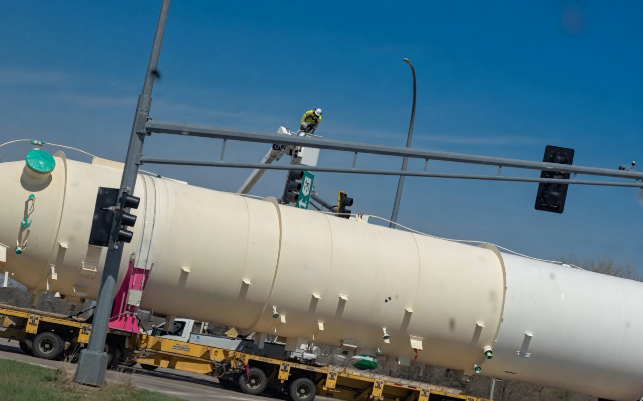 Boom Truck Worker Thrown from Bucket While Guiding Oversized Load in Western Minnesot