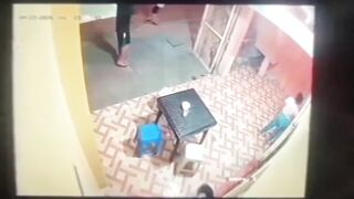 Cold-Blooded Execution: Hooded Hitman Shoots Man Waiting for Sushi Order