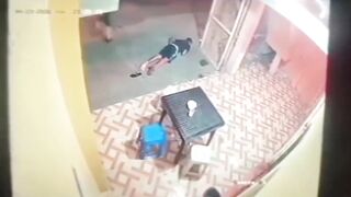 Cold-Blooded Execution: Hooded Hitman Shoots Man Waiting for Sushi Order