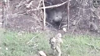 Russian was killed at close range