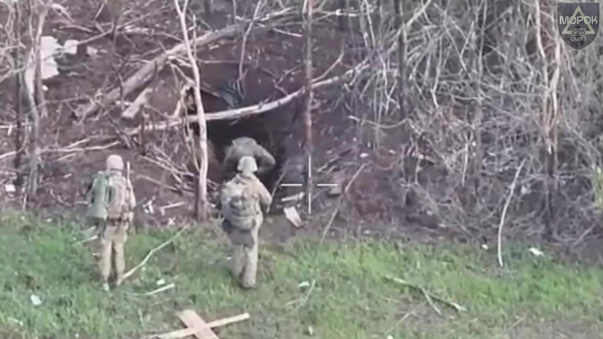 Russian was killed at close range