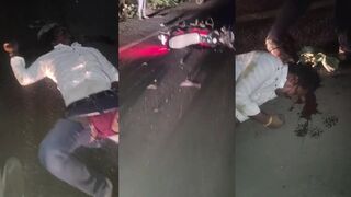 Man in agony after heads slams into pavement