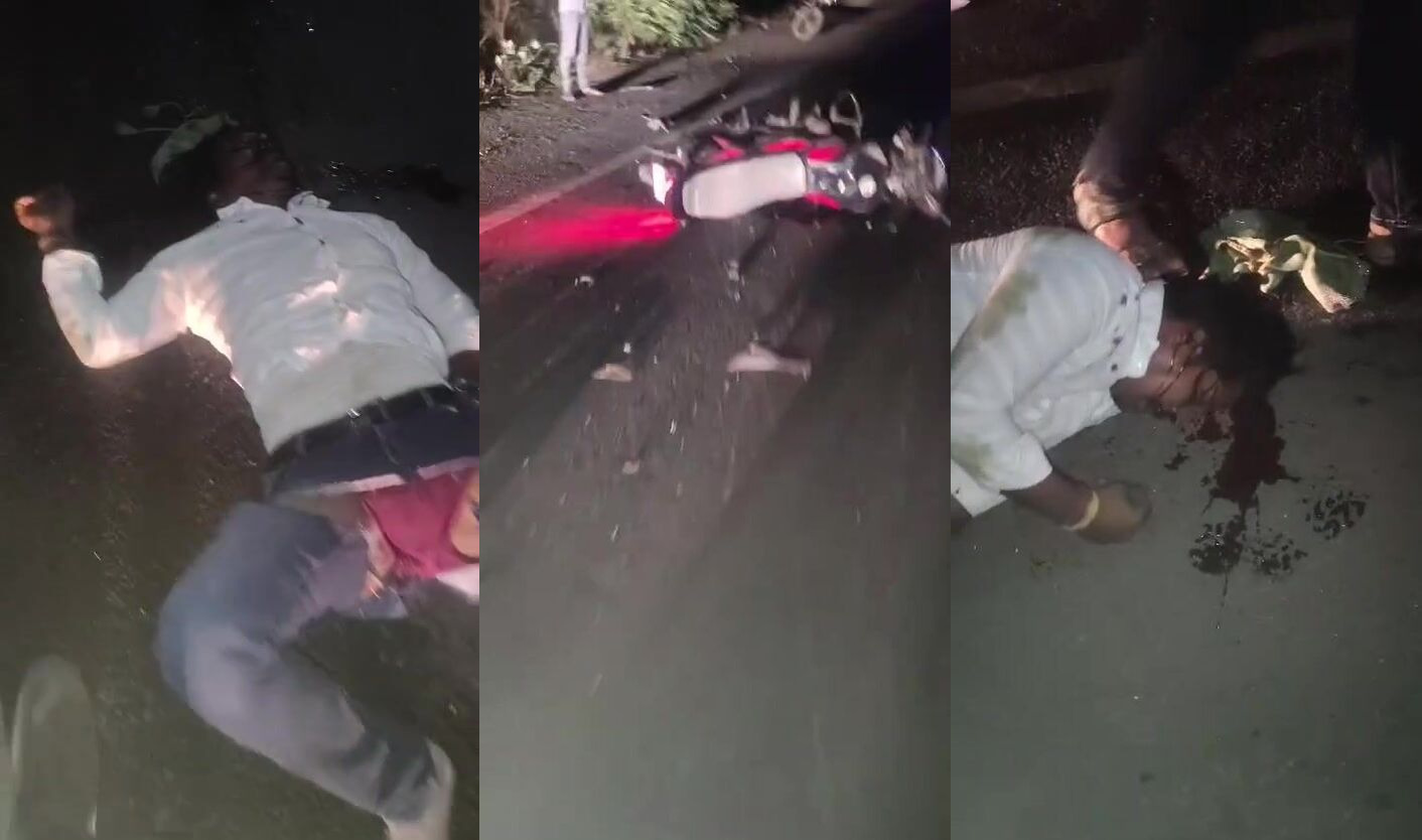 Man in agony after heads slams into pavement