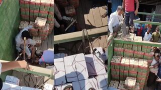 Thief gets the stick