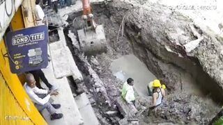 Worker Died After Being Buried Under Pile Of Mud While Repairing Pipeline Leak