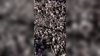 Helmets come together to pee