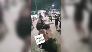 Woman Fatally Stabbed During Street Fight