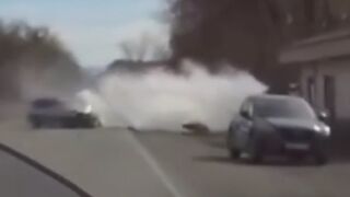 Death Of 36 Year-Old Motorcyclist Caught On Camera