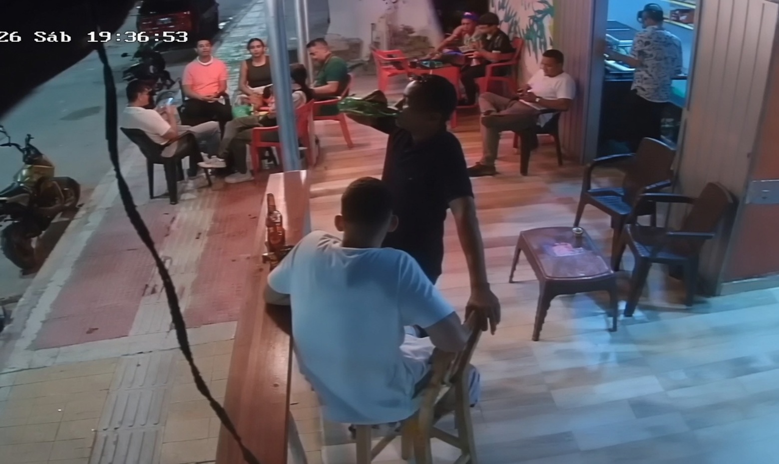 Hitman Opens Fire in Crowded Bar, Kills Target and Innocent Bystander