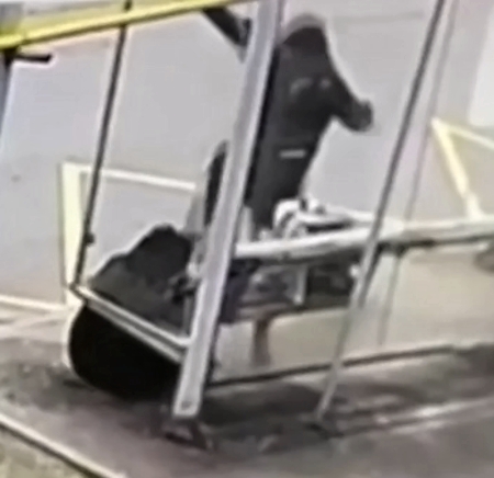 In Kazakhstan, a man brutally attacked a pensioner