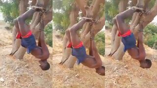 Captured Bandit Tortured By Villagers