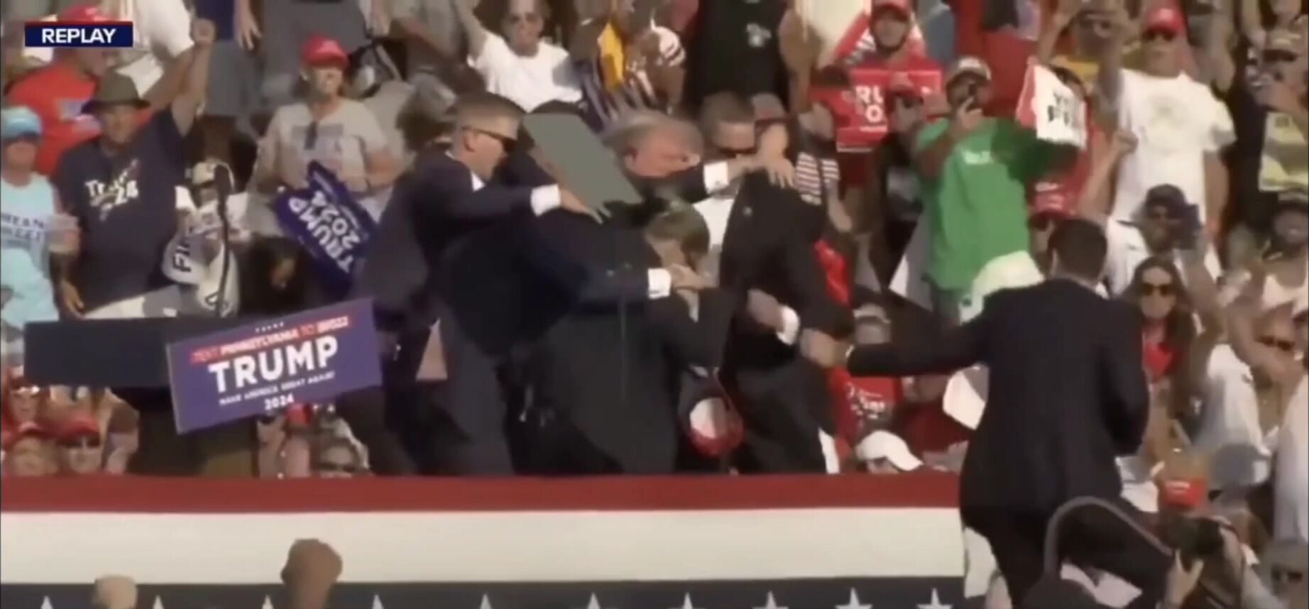 classic: Donald Trump Live Assassination Attempt + aftermath