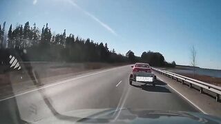 Serious car-motorcycle accident