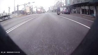 Moped Rider Plows Into Cement Truck