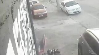 Woman Seriously Injured By Runaway Motorcycle
