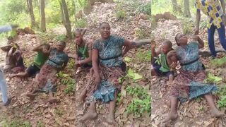 Terrorists flogging the victims they kidnapped