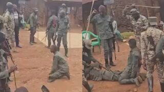 Soldier Punished By Fellow Militants For Stealing Phone From A Villager